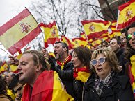 Митинг за единство Испании в Мадриде Митинг за единство Испании в Мадриде