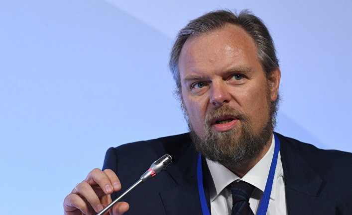 Председатель Правления ПАО "Промсвязьбанк" Дмитрий Ананьев на форуме организации "Опора России"