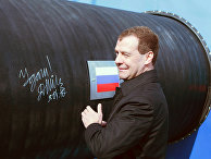 Церемония начала строительства газопровода "Северный поток" Церемония начала строительства газопровода "Северный поток"