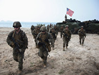 Американские солдаты на военных учениях в Таиланде Американские солдаты на военных учениях в Таиланде