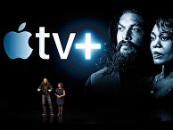 Актеры Джейсон Момоа и Альфре Вудард во время специального мероприятия Apple Актеры Джейсон Момоа и Альфре Вудард во время специального мероприятия Apple
