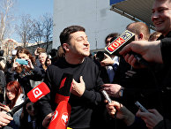 Украинский актер и кандидат в президенты Владимир Зеленский Украинский актер и кандидат в президенты Владимир Зеленский