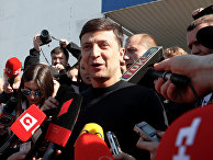Украинский актер и кандидат в президенты Владимир Зеленский Украинский актер и кандидат в президенты Владимир Зеленский