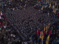Националисты на митинге в Киеве Националисты на митинге в Киеве