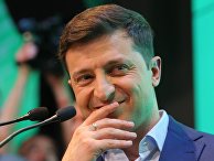 Брифинг В. Зеленского после оглашения предварительных итогов голосования Брифинг В. Зеленского после оглашения предварительных итогов голосования