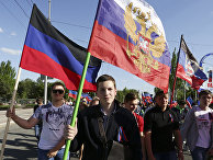 Марш в Донецке Марш в Донецке