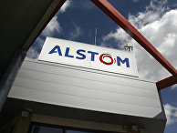 Логотип французской компании Alstom Логотип французской компании Alstom