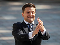 Избранный президент Украины Владимир Зеленский перед церемонией инаугурации в Киеве Избранный президент Украины Владимир Зеленский перед церемонией инаугурации в Киеве