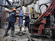 Рабочие на газовом месторождении в Бованенково, Ямал Рабочие на газовом месторождении в Бованенково, Ямал