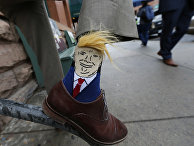 Носок с изображением Дональда Трампа Носок с изображением Дональда Трампа