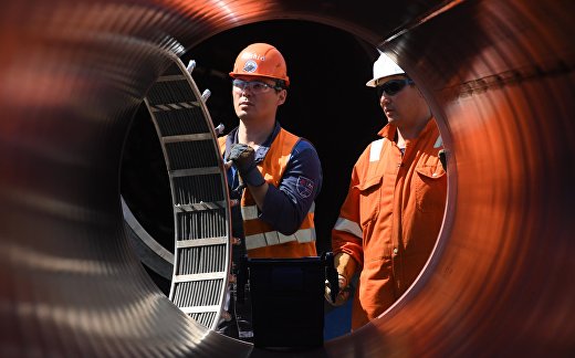 Строительство газопровода "Северный поток-2" в Ленинградской области Строительство газопровода "Северный поток-2" в Ленинградской области