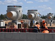 Строительство газопровода "Северный поток-2" в Ленинградской области Строительство газопровода "Северный поток-2" в Ленинградской области