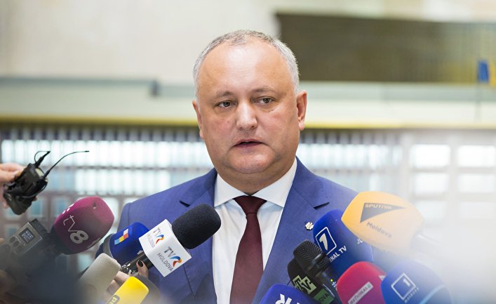 Заседание кабинета министров и парламента в Молдавии