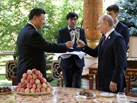 Президент РФ Владимир Путин и председатель КНР Си Цзиньпин Президент РФ Владимир Путин и председатель КНР Си Цзиньпин