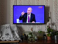 Трансляция прямой линии с президентом России Владимиром Путиным Трансляция прямой линии с президентом России Владимиром Путиным