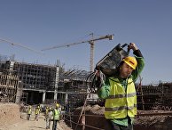 Строительные работы в Новой административной столице Египта в 45 км от Каира Строительные работы в Новой административной столице Египта в 45 км от Каира