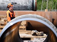 Строительство газопровода "Северный поток-2" в Ленинградской области Строительство газопровода "Северный поток-2" в Ленинградской области