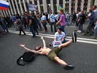 Акция в поддержку кандидатов в депутаты Мосгордумы Акция в поддержку кандидатов в депутаты Мосгордумы