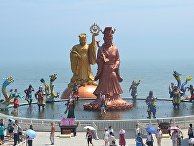 Алтарь-фонтан в Вэйхае, Китай Алтарь-фонтан в Вэйхае, Китай