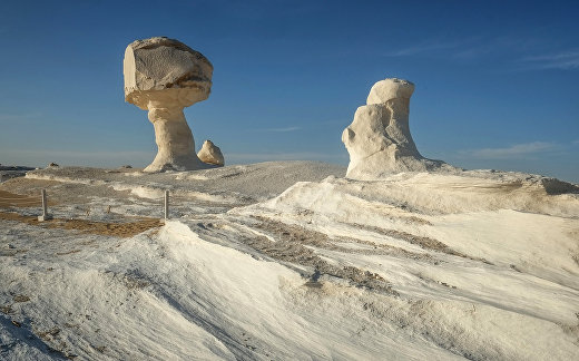 Белая пустыня в Египте Белая пустыня в Египте
