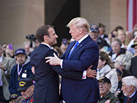 Президент Франции Эммануэль Макрон и президент США Дональд Трамп Президент Франции Эммануэль Макрон и президент США Дональд Трамп