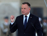 Польский президент Анджей Дуда Польский президент Анджей Дуда