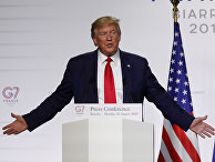 Президент США Дональд Трамп во время пресс-конференции по итогам саммита G7 Президент США Дональд Трамп во время пресс-конференции по итогам саммита G7