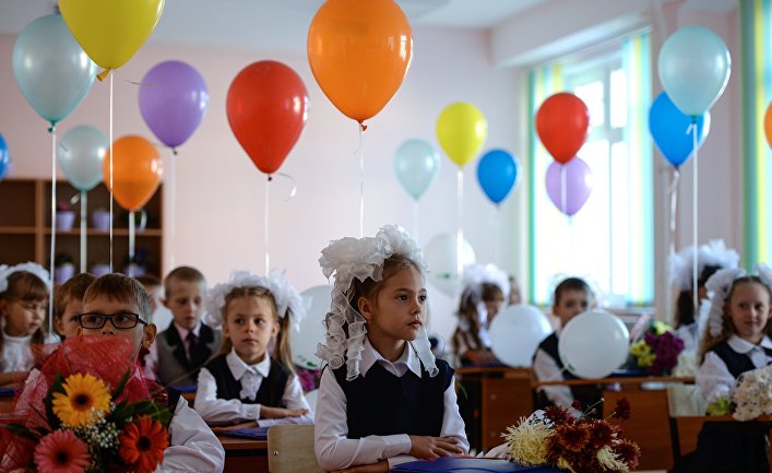 Начало учебного года в школах России