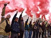 Акция националистов на Украине Акция националистов на Украине