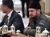Глава Чеченской Республики Рамзан Кадыров на российско-эмиратских переговорах Глава Чеченской Республики Рамзан Кадыров на российско-эмиратских переговорах