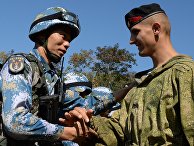 Сухопутная фаза российско-китайских учений "Морское взаимодействие" Сухопутная фаза российско-китайских учений "Морское взаимодействие"