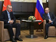 Президент РФ В. Путин встретился с президентом Турции Р. Т. Эрдоганом Президент РФ В. Путин встретился с президентом Турции Р. Т. Эрдоганом