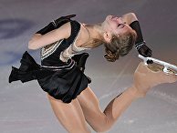 Александра Трусова выступает в показательных выступлениях на чемпионате России Александра Трусова выступает в показательных выступлениях на чемпионате России