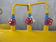 Вентили на трубопроводе газораспределительной станции "Нежухив" в Стрыйском районе Львовской области Вентили на трубопроводе газораспределительной станции "Нежухив" в Стрыйском районе Львовской области