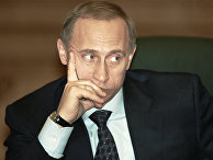 Премьер-министр РФ Владимир Путин принимает участие в заседании, 1999 год Премьер-министр РФ Владимир Путин принимает участие в заседании, 1999 год