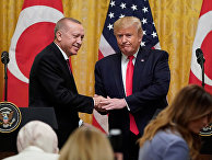 Президент США Дональд Трамп и президент Турции Тайип Эрдоган во время совместной пресс-конференции в Белом доме в Вашингтоне Президент США Дональд Трамп и президент Турции Тайип Эрдоган во время совместной пресс-конференции в Белом доме в Вашингтоне
