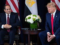 Президент США Дональд Трамп и президент Египта Абдул-Фаттах Халил Ас-Сиси Президент США Дональд Трамп и президент Египта Абдул-Фаттах Халил Ас-Сиси