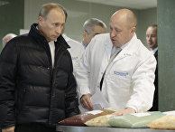 Владимир Путин и Евгений Пригожин Владимир Путин и Евгений Пригожин