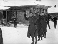Контрнаступление Красной Армии под Москвой. Немецкие пленные. Контрнаступление Красной Армии под Москвой. Немецкие пленные.