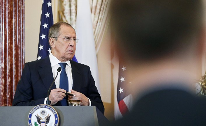 Встреча главы МИД РФ С. Лаврова и госсекретаря США М. Помпео