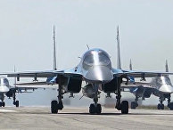Вылет первой группы самолетов ВКС с авиабазы Хмеймим в пункты постоянного базирования на территории России Вылет первой группы самолетов ВКС с авиабазы Хмеймим в пункты постоянного базирования на территории России