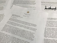 Письмо президента США Дональда Трампа спикеру Палаты представителей Нэнси Пелоси Письмо президента США Дональда Трампа спикеру Палаты представителей Нэнси Пелоси