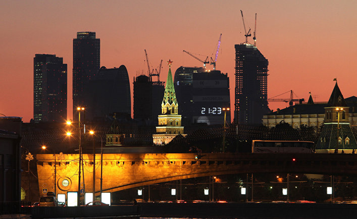 Вид на Московский международный деловой центр "Москва-Сити"