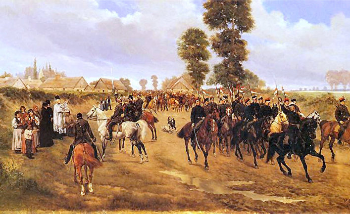Патруль польских улан во время январского восстания 1863 года Патруль польских улан во время январского восстания 1863 года