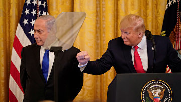 Президент США Дональд Трамп и премьер-министр Израиля Биньямин Нетаньяху