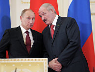 Президент РФ Владимир Путин и президент Беларуси Александр Лукашенко Президент РФ Владимир Путин и президент Беларуси Александр Лукашенко