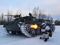 Учения мотострелкового подразделения Северного флота Учения мотострелкового подразделения Северного флота