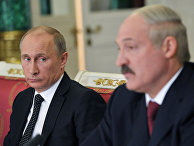 Владимир Путин и Александр Лукашенко Владимир Путин и Александр Лукашенко