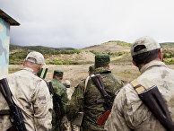 Военные учения в Южной Осетии Военные учения в Южной Осетии