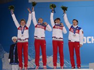 Олимпиада 2014. Церемония награждения. Пятнадцатый день Олимпиада 2014. Церемония награждения. Пятнадцатый день